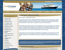 Tablet Screenshot of craftcruises.com